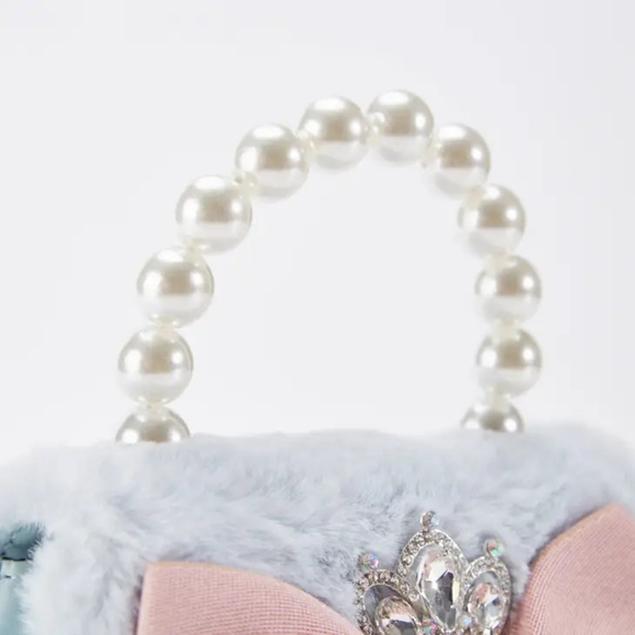 'Princess Charlotte' Blue Purse - Picture 4 of 5